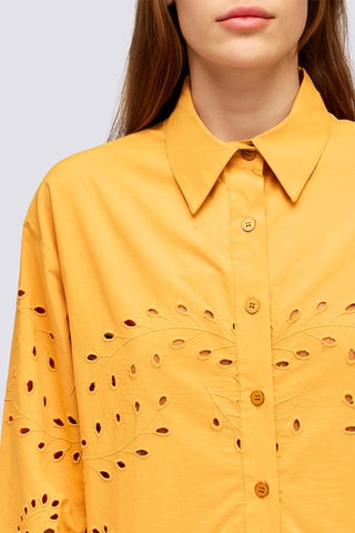 Robe taille basse - Moutarde