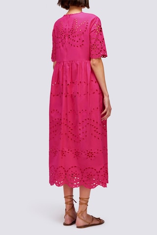 Robe midi - Fuchsia