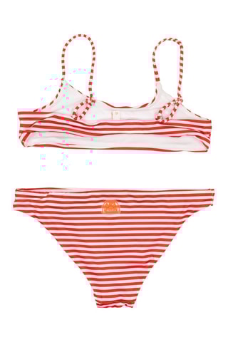 Maillot 2 pièces - Rouge et blanc