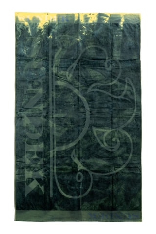 Drap de bain tie and dye - Vert foncé - 100 x 170 cm