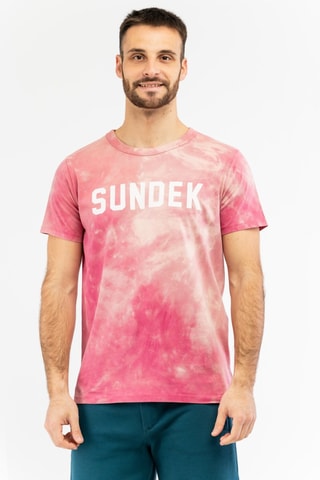 T-shirt tie and dye - Rose