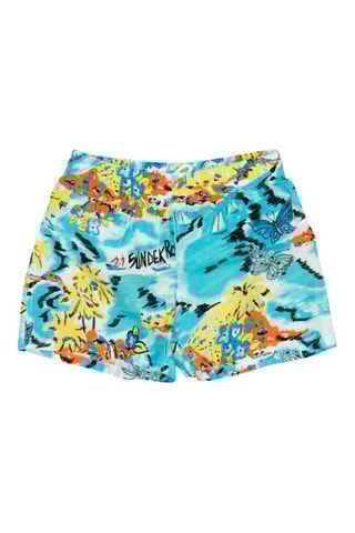 Short - Turquoise et jaune