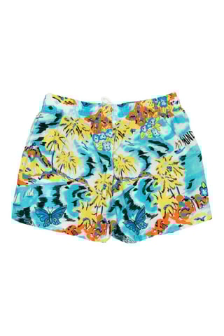 Short - Turquoise et jaune