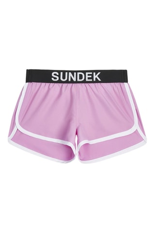 Short de bain - Mauve