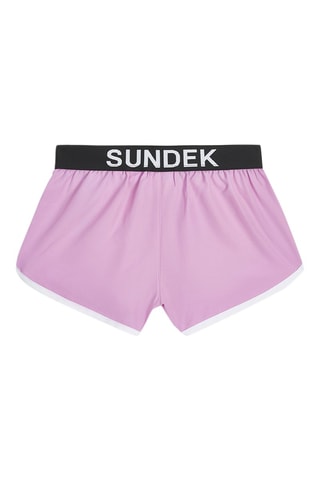 Short de bain - Mauve