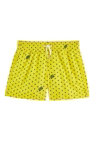 Short de bain - Jaune