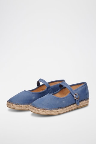 Scarpe baby in jeans Mary Jane - Blu