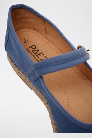 Scarpe baby in jeans Mary Jane - Blu