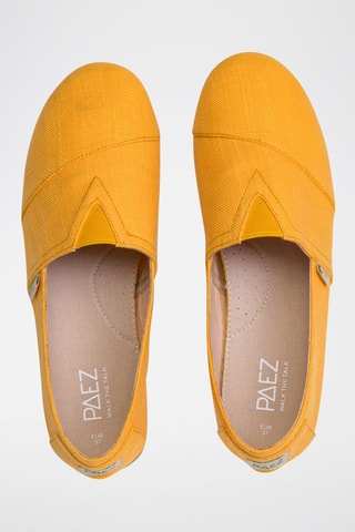 Espadrillas in lino - Giallo