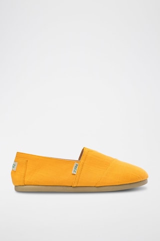 Espadrillas in lino Combi - Bianco, verde e giallo