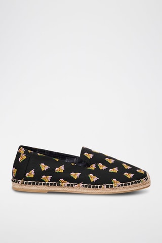 Espadrillas Lupita - Bianco, nero e giallo