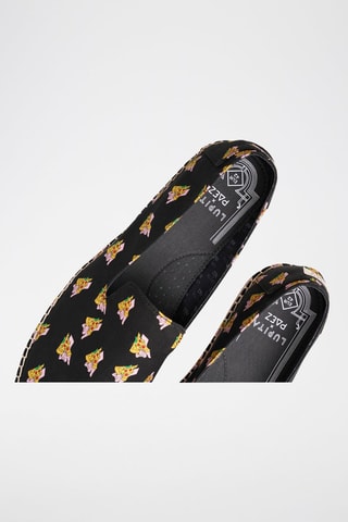 Espadrillas Lupita - Bianco, nero e giallo