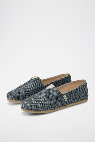 Espadrillas Classic Panama - Bianco, blu e verde