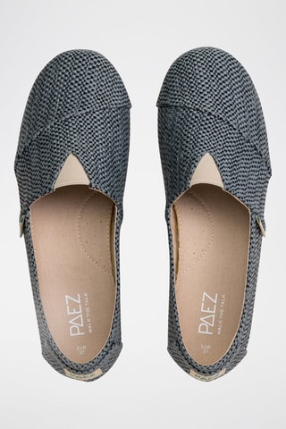 Espadrillas Classic Panama - Bianco, blu e verde