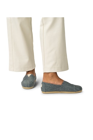 Espadrillas Classic Panama - Bianco, blu e verde