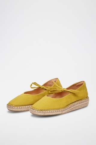 Espadrillas in lino - Giallo