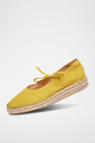 Espadrillas in lino - Giallo
