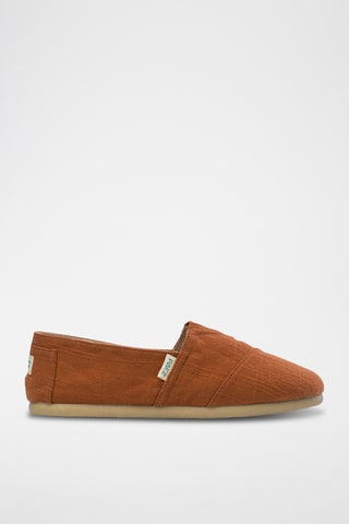 Espadrillas in lino Combi - Arancione