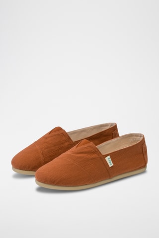 Espadrillas in lino Combi - Arancione