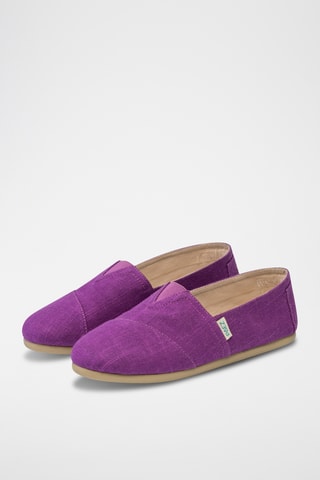 Espadrillas in lino Combi - Viola