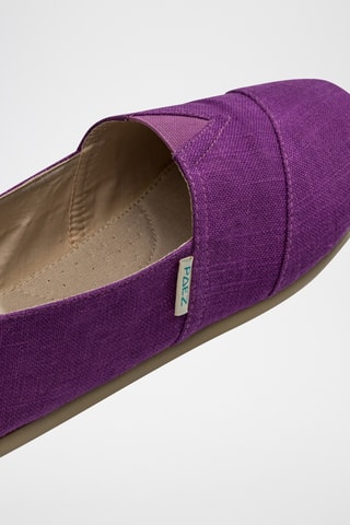 Espadrillas in lino Combi - Viola
