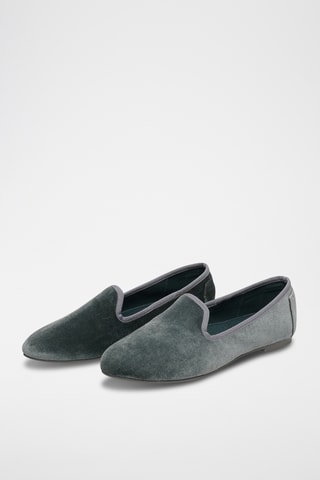 Slippers - Beige e blu