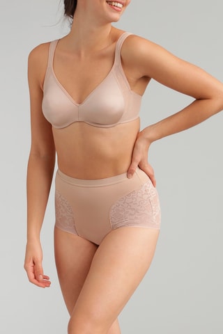 Slip Hoge Taille Expert In Silhouette - Beige
