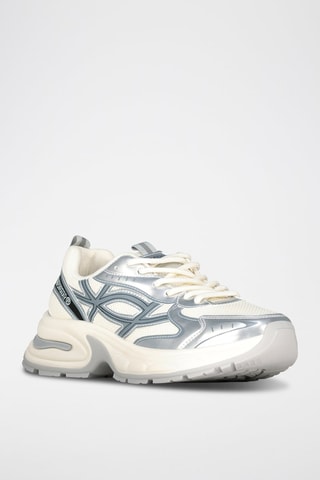 Sneakers Omesh - Bianco e grigio