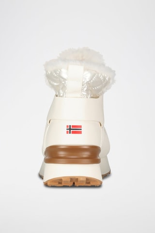 Sneakers alte imbottite platform Obim - Bianco