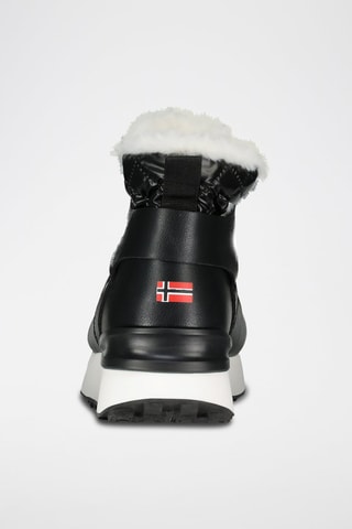 Sneakers alte imbottite platform Obim - Nero