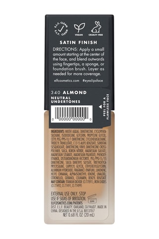 Fondotinta Flawless Satin Foundation - 340 Almond - 20 ml