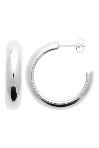 Halve Creolen - Zilverkleurig