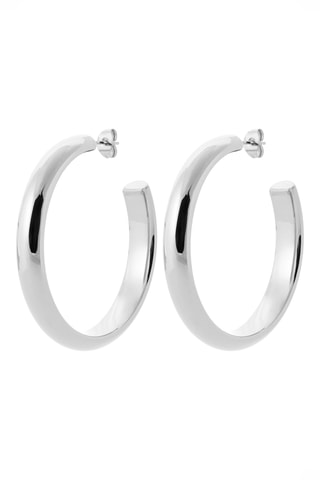 Halve Creolen - Zilverkleurig