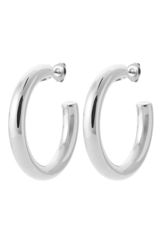 Halve Creolen - Zilverkleurig