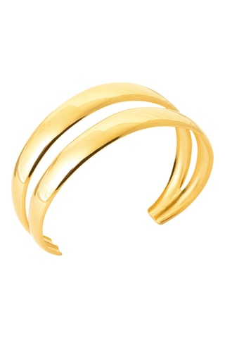 Pulseira rígida aberta - Dourado