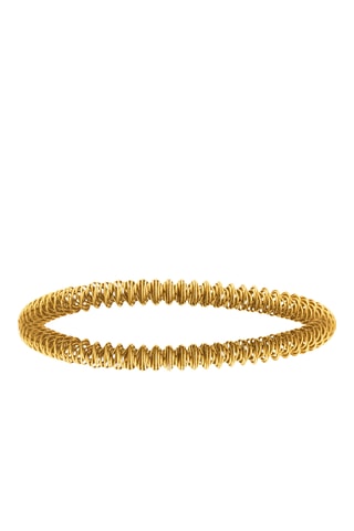 Pulseira rígida aberta - Dourado