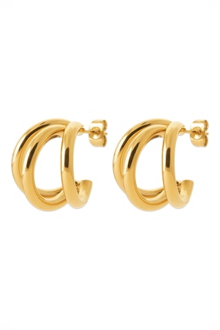 Meias argolas - Dourado