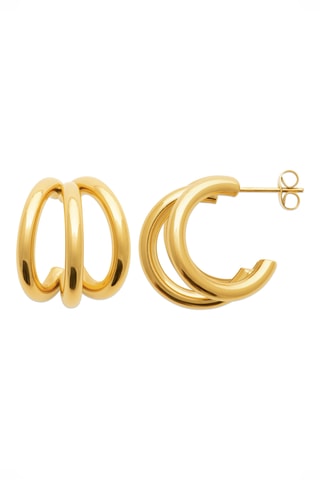 Meias argolas - Dourado