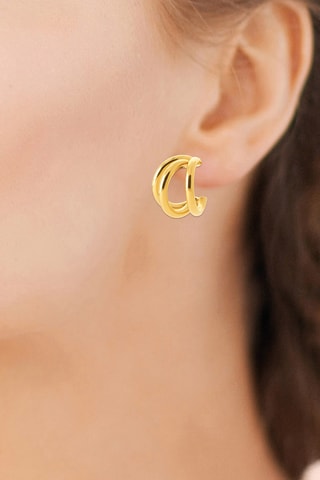 Meias argolas - Dourado