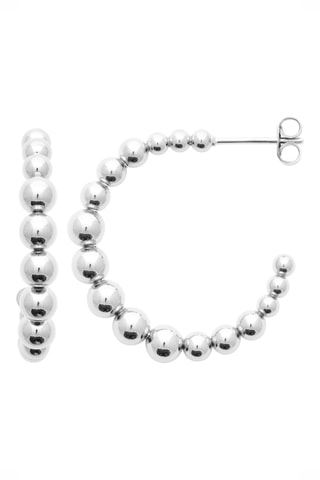 Meias argolas - Prateado