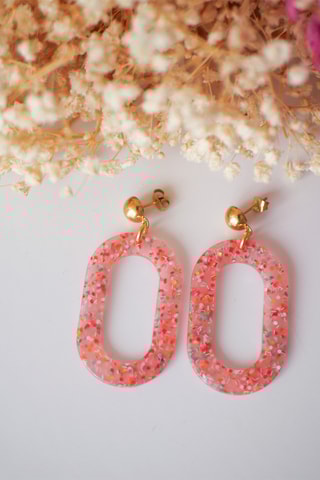Boucles d'oreilles Misha - Rose