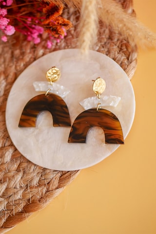 Boucles d'oreilles Olivia - Blanc