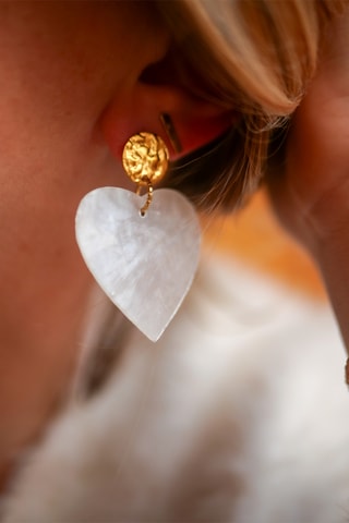 Boucles d'oreilles Sia - Blanc