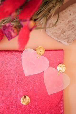 Boucles d'oreilles Sia - Blanc