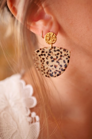 Boucles d'oreilles Tal - Marron