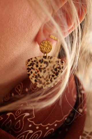 Boucles d'oreilles Tal - Marron