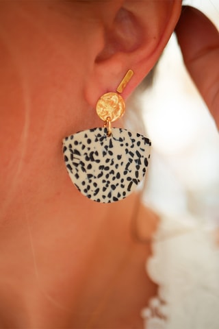 Boucles d'oreilles Tal - Noir