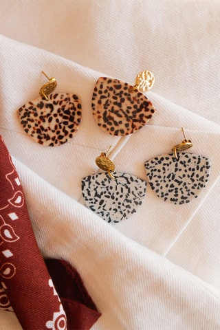 Boucles d'oreilles Tal - Noir