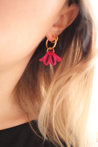 Créoles Tula - Fuchsia