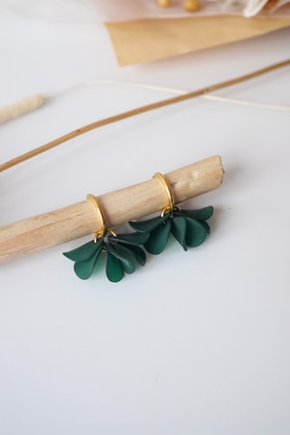 Créoles Tula - Vert foncé